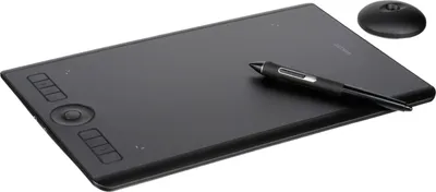 Produktbild von Wacom Intuos Pro Medium - Digitalisierer - 22.4 x 14.8 cm - Multi-Touch - elektromagnetisch - kabellos, kabelgebunden - USB, Bluetooth - Schwarz