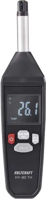 Produktbild von VOLTCRAFT HY-80 TH Luftfeuchtemessgerät (Hygrometer) 0 % rF 100 % rF Set Hygrometer
