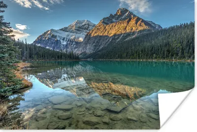 Produktbild von MuchoWow® Poster Landschaft des Jasper Nationalparks in Nordamerika 60x40 cm - Schlafzimmerdekoration