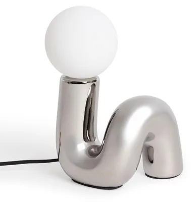 Produktbild von Tischlampe Keramik Arlo S Silber
