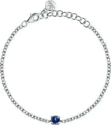 Immagine prodotto di Bracciale in argento con zirconi blu Tesori SAIW238