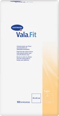 Zdjęcie produktu dla Jednorazowe ochraniacze na odzież Vala® Fit tape, 2-warstwowe - opakowanie 100 szt