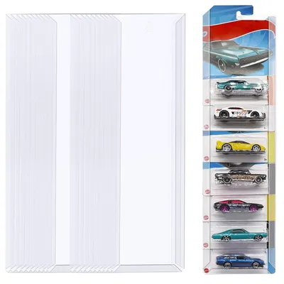 Produktbild von Set von 20 Modellauto-Vitrinen für Wandmontage
