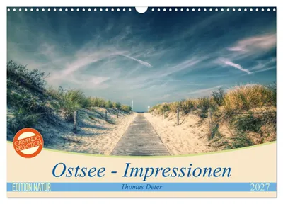 Produktbild von Ostsee - Impressionen (Wandkalender 2027 DIN A3 quer), CALVENDO Monatskalender