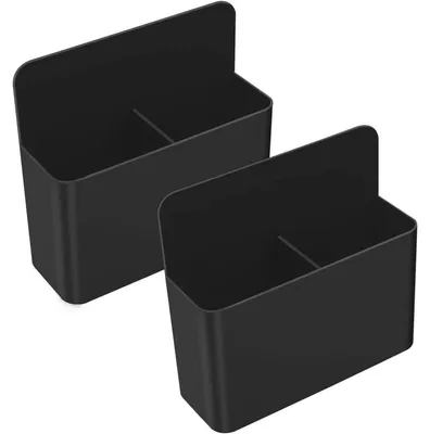 Productafbeelding van Magnetische whiteboard-markerhouders, set van 2, zwart