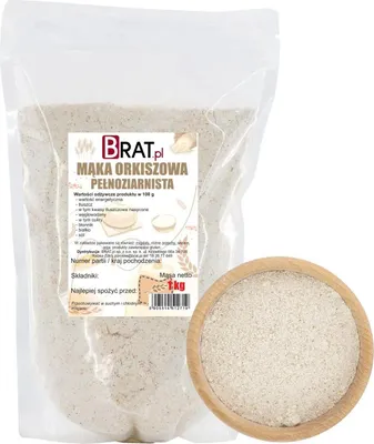 Obrázek produktu pro Celozrnná špaldová mouka 1 kg