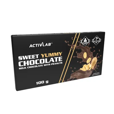 Obrázek produktu pro Sweet Yummy Chocolate, Mleczna czekolada z orzechem archaidowym, 100 g