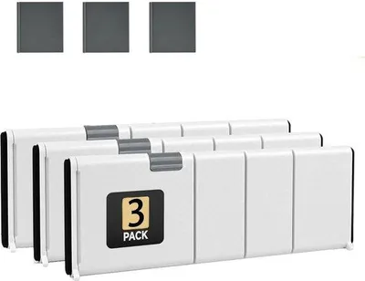 Produktbild von Weißes 3-teiliges Ladesortiersystem mit 3 Einlegeböden