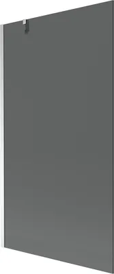 Obrázok produktu pre Mexen Next vaňová zástena jednokrídlová 100 x 150 cm, Grafitová čierna, Chrómová - 895-100-000-00-40-01