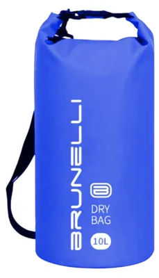 Produktbild von BRUNELLI 10L Dry Bag Wasserdichter Seesack Rucksack Packsack Trockensack mit Schultergurt - Farbe: Blau
