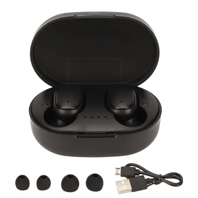 Produktbild von Bluetooth-Ohrhörer mit Geräuschunterdrückung, Stereo, IPX7, wasserdicht, kabellos, mit Mikrofon-Ladehülle zum Laufen und Fahren