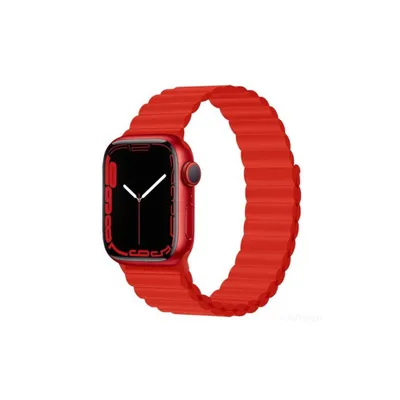 Obrázok produktu pre Náramok Apple Watch 38 mm / 40 mm / 41 mm Devia Deluxe Series Sport 3 Silikón Magnet Red