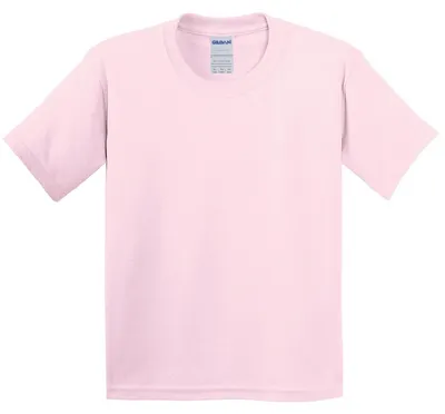Produktbild von Gildan Kinder T-Shirt mit Rundhalsausschnitt, kurzärmlig FK394 (L) (Hellpink)