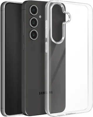 Immagine prodotto di Mayaxess, custodia protettiva in silicone morbido per Samsung Galaxy S24 FE, trasparente