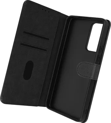 Produktbild von Avizar, Etui Kunstleder mit Standfunktion für Xiaomi 12 Lite, Schwarz