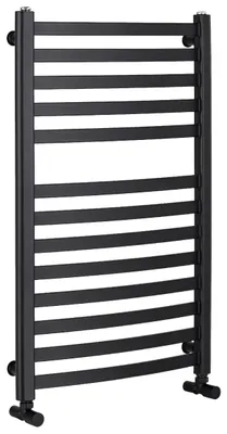 Obrázek produktu pro CERANO - Koupelnový radiátor Paolo - boční připojení - 568W - černá matná - 850x550 mm