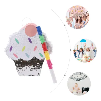 Obrázek produktu pro Pinata party dekorace zmrzlina pinata sladkosti strana pinata s tyčí