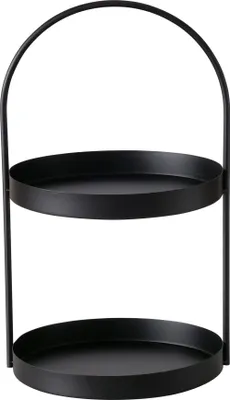 Produktbild von Boltze Etagere Joko Eisen pulverbeschichte, 27 x 26 x 44 cm Deko Schwarz 2022008