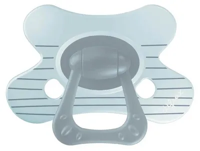 Produktbild von Difrax Natural Schnuller - 18+ Mte - Stripy Blue