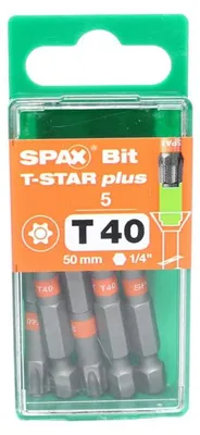 Produktbild von SPAX T40 T-STAR Plus Bits 5 St. 5000009193409