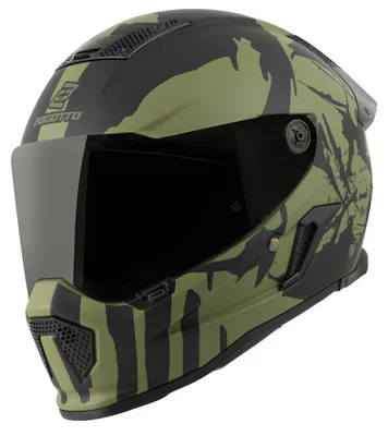 Produktbild von Bogotto Rapto Demon Helm, grün matt, S (55/56)