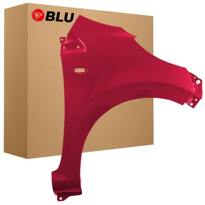 Obrázek produktu pro BLU Blatník náhrada pro Citroen C1 KJH Pravý Červená ScarletRot | 2005-2014 | Přední | Lakovaný | Připravený k montáži | Pozink, Obrázek vytvořený pomocí AI