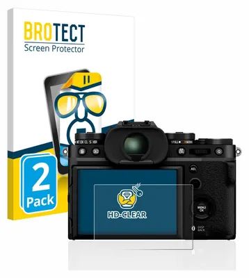 Produktbild von 2x Für Fujifilm X-T5 Schutzfolie BROTECT Displayschutz Display Schutz Folie Klar Transparent