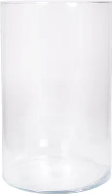 Produktbild von INNA-Glas Glas Vase Zylinder Sanya Ocean, klar, 30cm, Ø19cm - Deko Vase
