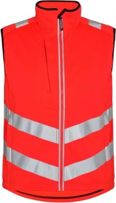 Produktbild von F. Engel Safety Softshellweste, Rot, Gr. M