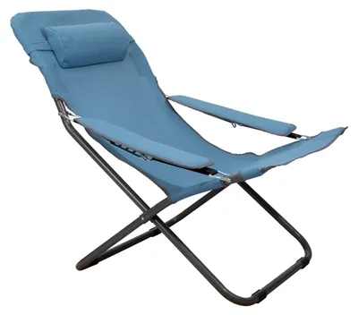 Imagen del producto de Silla de camping plegable con respaldo ajustable