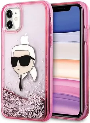 Obrázek produktu pro Pouzdro Karl Lagerfeld Glitter Karl Head pro Iphone 11/Xr - Různé