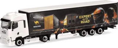 Produktbild von RENAULT T 4x2 mit Planenanhänger 3-achsig WIELTON