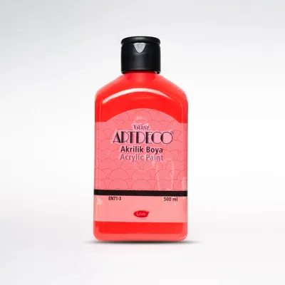 Produktbild von büst Artdeco Acrylfarbe 500 ml – Rot