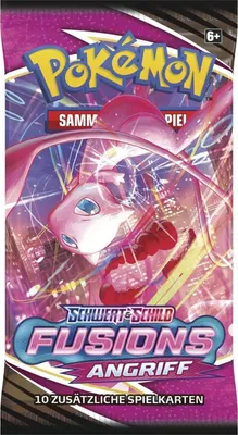 Produktbild von Pokémon Schwert & Schild SWSH08 Fusions Angriff, 1 Stück, Design sortiert