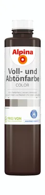Produktbild von Alpina Color Abtönfarbe choco brown seidenmatt 750 ml