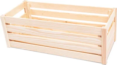 Produktbild von e-floor Holzkiste 29,5x69x23,5 cm Natur Dekorativ – Vielseitige Aufbewahrung