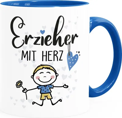 Erzieherin Tasse Mit Spruch - Dankeschön Geschenk Für Kindergarten & Kita