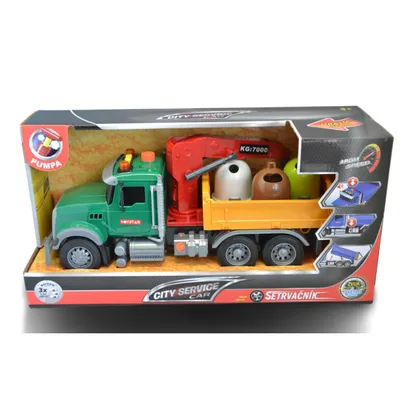 Image de City Service Car - 1:12 Camion de collecte des déchets triés