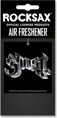 Produktbild von Ghost - Verchromtes Logo, Lufterfrischer RO14723 (Einheitsgröße) (Schwarz)