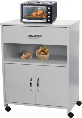 Produktbild von Küchenschrank Blanca Weiß klassisch 60x80x40 cm mit 3 Regalfächern und 1 Schublade