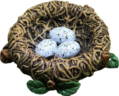 Produktbild von Baumskulptur Vogel Nest Design Desktop Dekoration Harz Tisch Top Autor Zierstatue für Garten-Vogelnest ,Größen:L