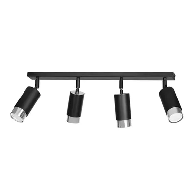 Obrázok produktu pre Stropné svietidlo Emibig 4xGU10 30W HIRO 4 BL/CHROME 964/4