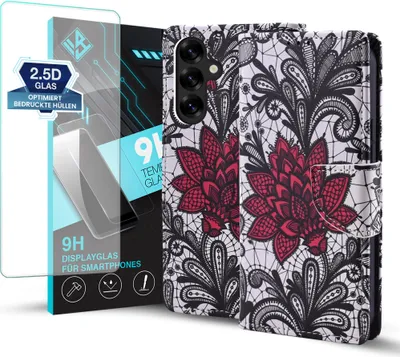 A product shot featuring a phone case and screen protector.