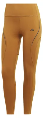 Image de Legging de sport pour femmes Adidas (7/8), modèle Tlrd Lux 78 Tig, couleur Bronze Strata, référence HR5393, taille 2XL