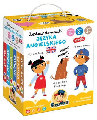 Productafbeelding van CzuCzu Zestaw do nauki języka angielskiego dla dzieci 1, 2, 3