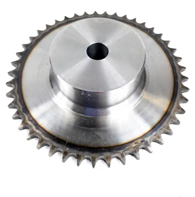 Obrázek produktu pro Ozubené kolo 08B, 45 zubů, s nábojem, kalené, P: 12,7, 1/2″, Ozdowski, jednořadé