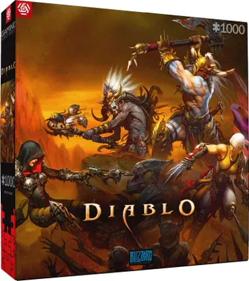 Zdjęcie produktu dla Puzzle 1000 elementów Diablo Bitwa Bohaterów