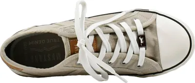 Produktbild von Mustang Damen Schnürschuhe Sneaker Freizeit Halbschuhe 1099-310, Größe:37 EU, Farbe:Grau