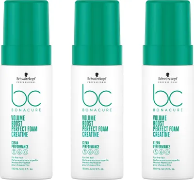 Produktbild von BC Bonacure Volume Boost Perfect Foam 3x150 ml