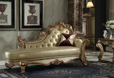 Produktbild von Chaiselongue Liege Relaxsessel Liegesessel Komfortliege Luxus Barock Rokoko Neu